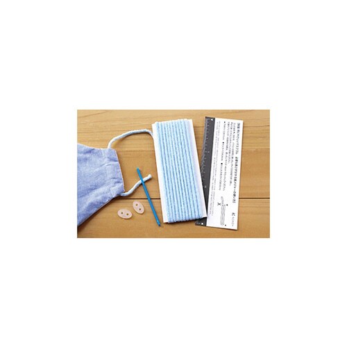 制菌 耳にやさしいマスクゴム ブルー