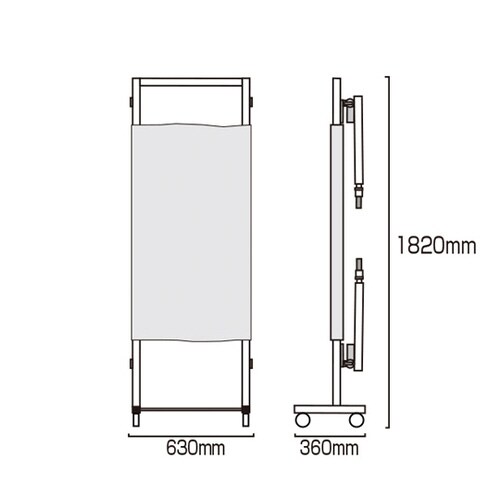 サポートキャリーストレッチャー 脚部キャスター付