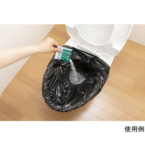 トイレ非常用袋 抗菌凝固剤付 10回分