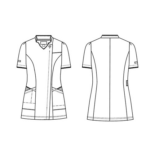 女子スクラブ Tベージュ S