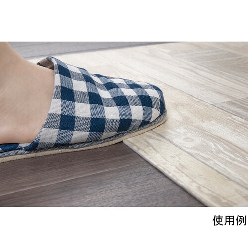 吸着拭けるフロアトイレマットウッド