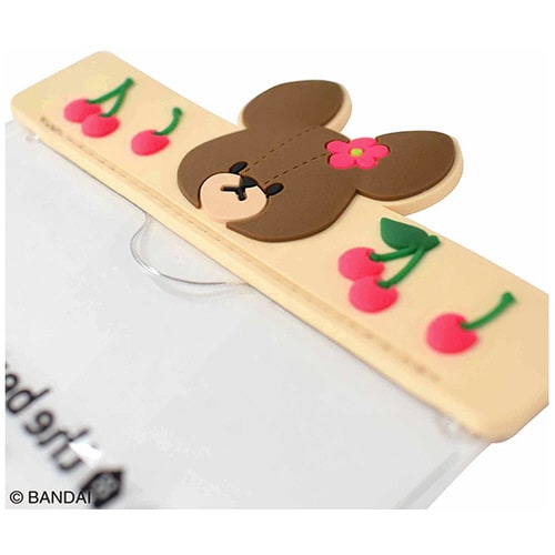 くまのがっこう ネームホルダー ベージュ