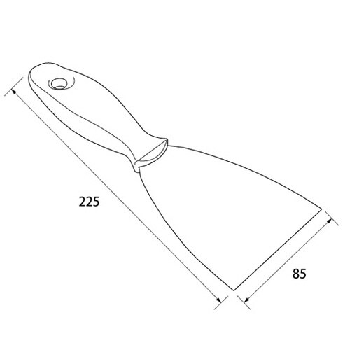 バーキンタX ステンレス スパチュラ 中 緑