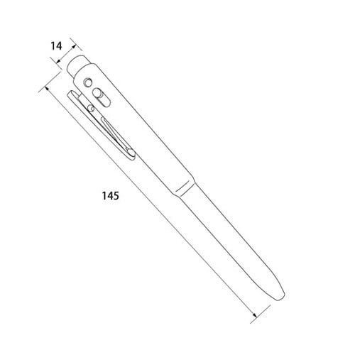 バーキンタX ボールペン P950 赤 黒
