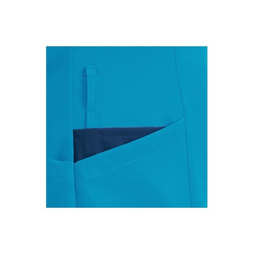 半袖スクラブジャケット(メンズ) ターコイズ 3L