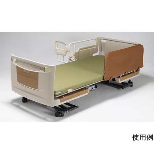 サイドレールクッションカバー 両面 M ブラウン