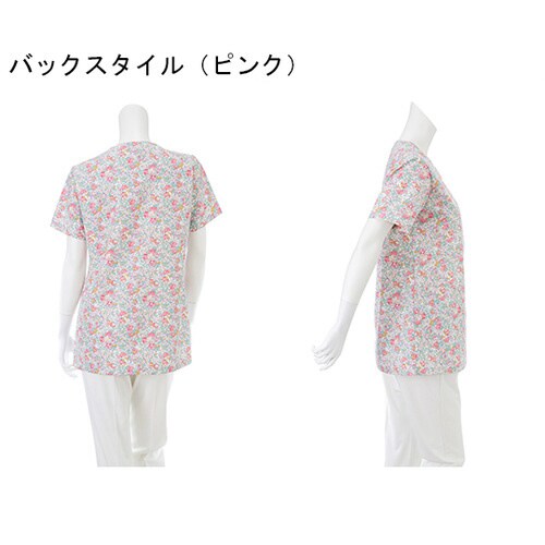 女子スクラブ ピンク L