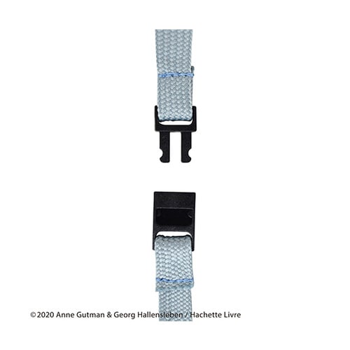 リサとガスパール ネームホルダー グレー