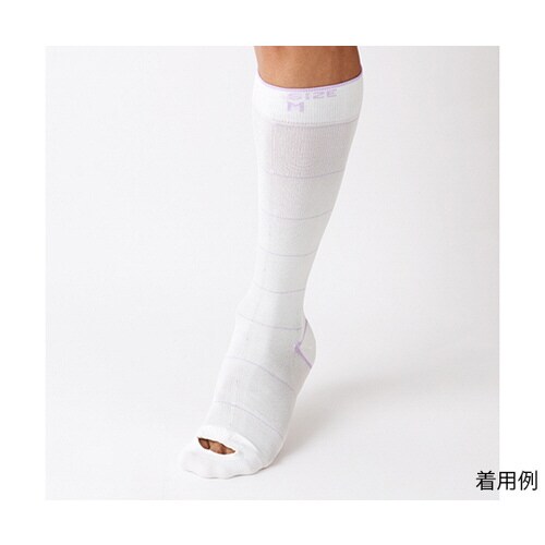 ソックスフォーDVT 片足点線タイプ M