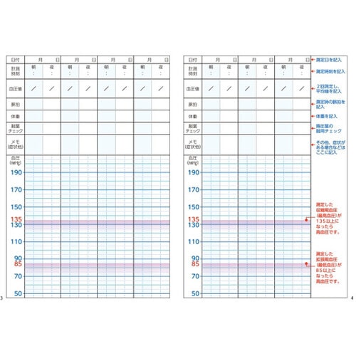 血圧手帳 100冊入