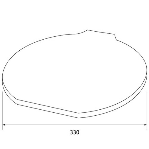 バーキンタX カラーバケツ用蓋 15L 紺