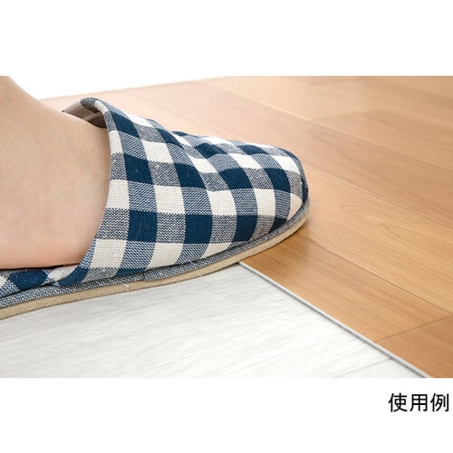 吸着拭けるフロアトイレマットウッド