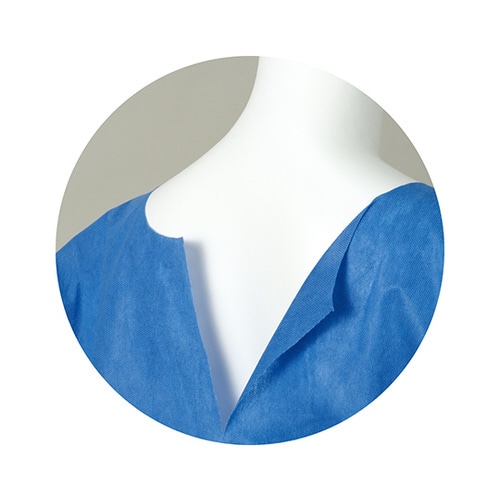 OW患者用ガウン #17 SMSブルー 50枚入