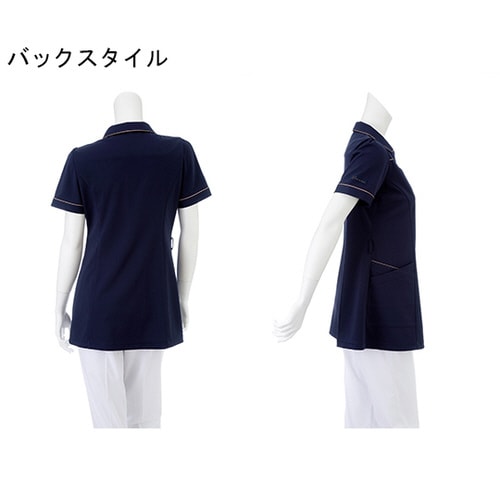 チュニック ネイビー+ベージュ EL