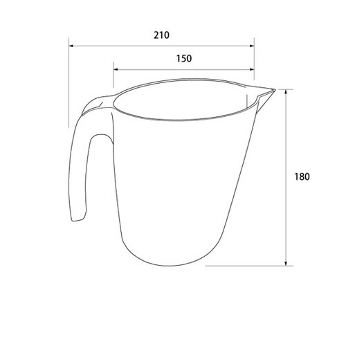 バーキンタX ウォータージャグ2L 紺