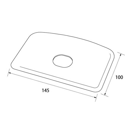 バーキンタX スクレーパー 穴あき四角 黄