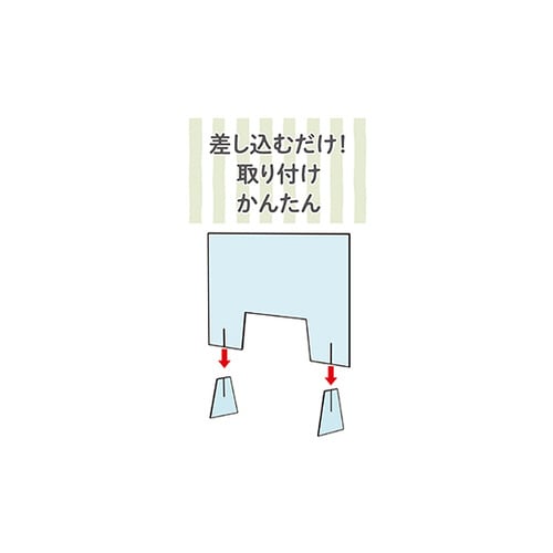 飛沫感染飛散防止パネル