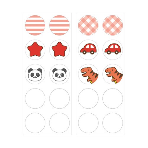 プチッとネーム レッド