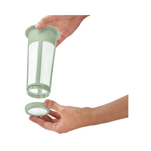 かご網付き水出し茶ポットグリーン 1200ml