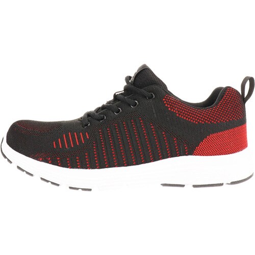 ニットシューズ ブラック×レッド 26.5cm