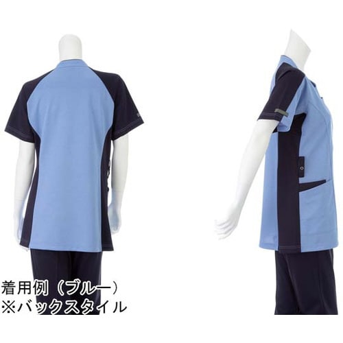 男女兼用ニットシャツ グレー M