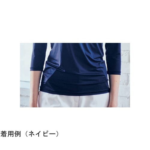 インナーレディス 7.2分袖 ネイビー L