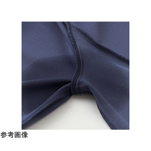 スクラブ 兼用 半袖 ダークブルー/グレー L