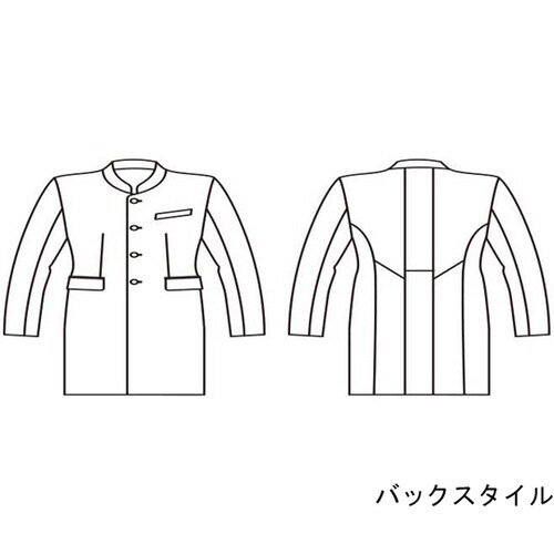 ドクターコート メンズ長袖 ホワイト 3L