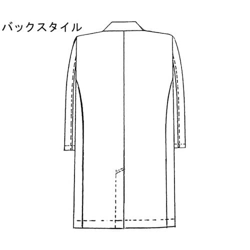 メンズ診察衣Sハーフ丈 ホワイト LL