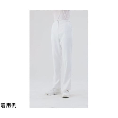 パンツ レディス 両脇ゴム 白 LL