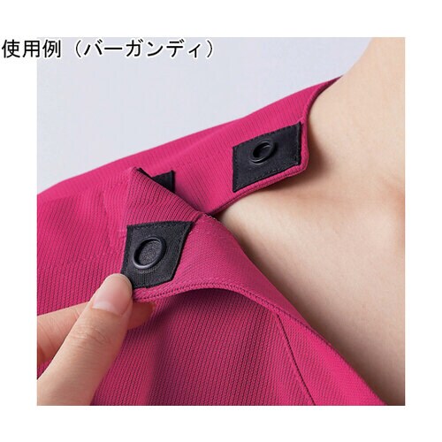 スクラブ 兼用 半袖 着丈70胸囲106肩幅44