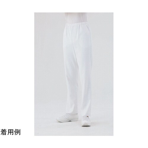 パンツ レディス 総ゴム 白 S