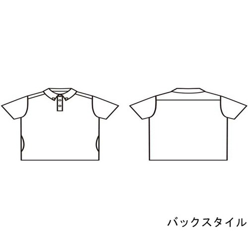 ポロシャツ 兼用 半袖 シャインレッド SS