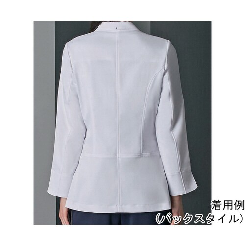 ドクターコート レディス長袖 ホワイト 3L