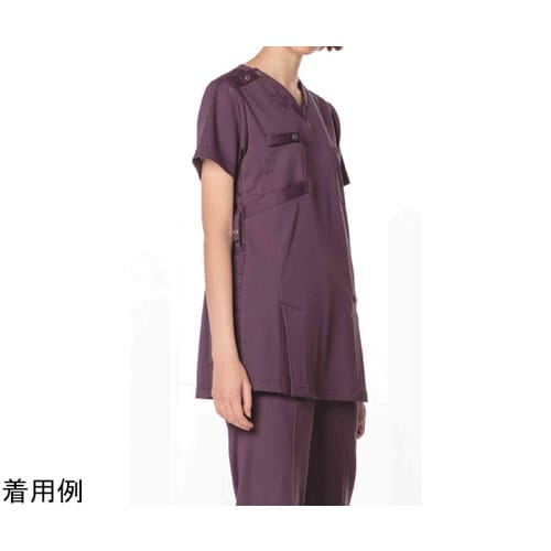 男女兼用スクラブ パープル SS