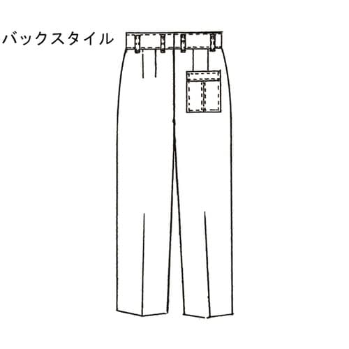 メンズスラックス ホワイト W130