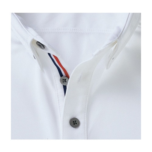 ポロシャツ 兼用 半袖 ホワイト SS