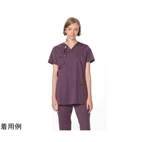 男女兼用スクラブ パープル M