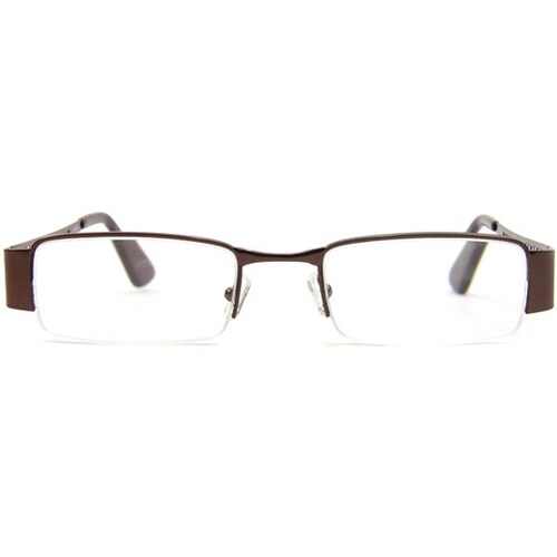 老眼鏡 ブラウン 眼鏡ケース付き +3.0