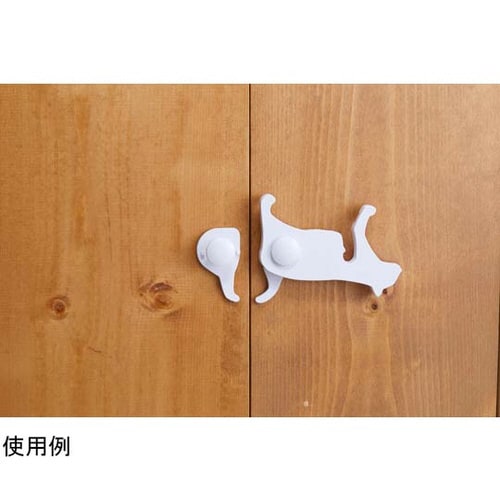 ねこの安心扉ロック ホワイト
