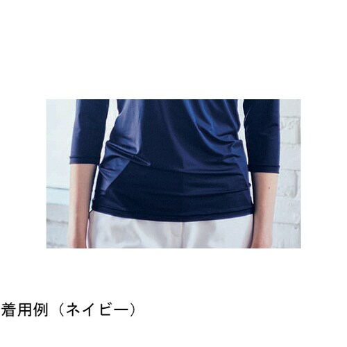 インナーレディス 7.2分袖 ブラック S