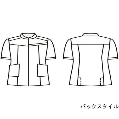 ジャケット メンズ 半袖 白/ネイビー S