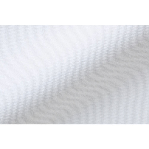 ジャケット レディス 半袖 白/ワイン L