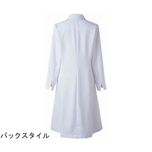 ドクターコートレディス長袖W ホワイト L
