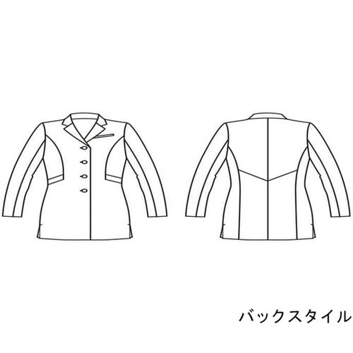 ドクターコート レディス長袖 ホワイト S