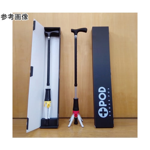 立てられるつえ「クロスポッド」 イエロー