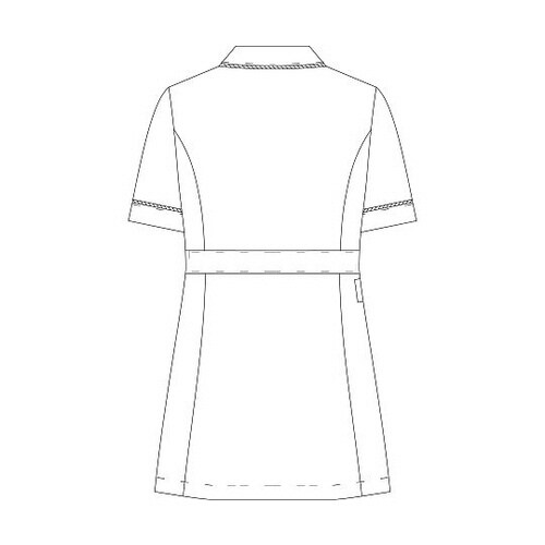 レディースジャケット ホワイト×オレンジ M