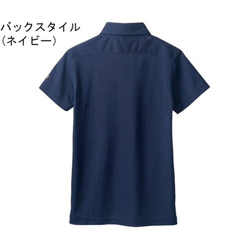 ポロシャツ 兼用 半袖 ホワイト LL