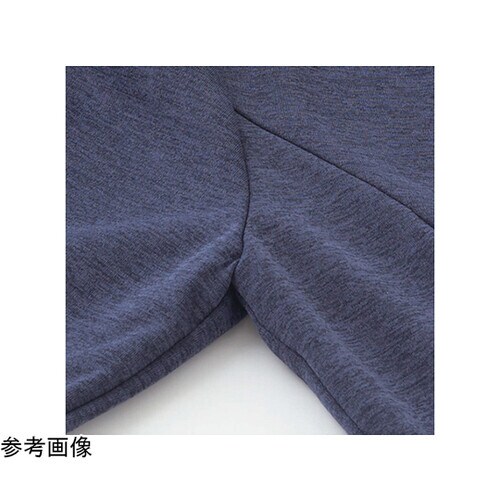 スクラブ 兼用 半袖 ダークブルー/グレー M