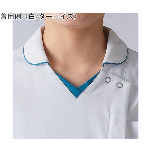 スクラブ 着丈69 胸囲97 肩幅39 袖丈21